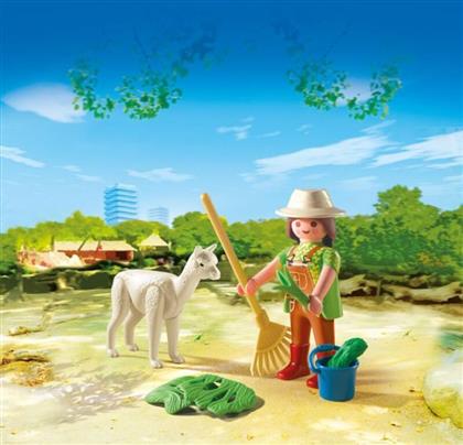 ΦΥΛΑΚΑΣ ΖΩΟΛΟΓΙΚΟΥ ΚΗΠΟΥ ΜΕ ΛΑΜΑ (4944) PLAYMOBIL