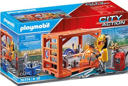 CITY ACTION ΚΑΤΑΣΚΕΥΑΣΤΗΣ CONTAINER 70774 PLAYMOBIL