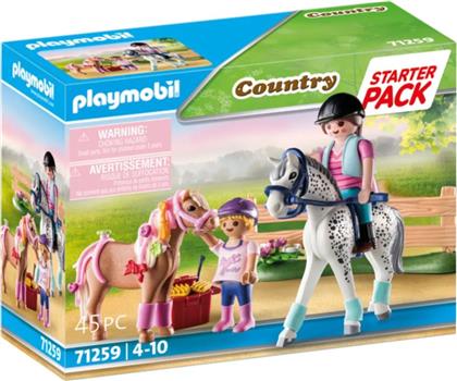 STARTER PACK ΦΡΟΝΤΙΖΟΝΤΑΣ ΤΑ ΑΛΟΓΑ, 71259 PLAYMOBIL