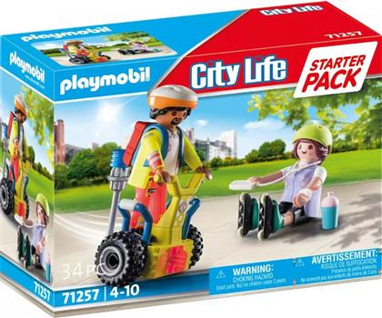 CITY LIFE STARTER PACK ΔΙΑΣΩΣΗ ΜΕ SELF-BALANCE, 71257 PLAYMOBIL