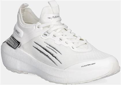 ΑΘΛΗΤΙΚΑ STEALTH RUNNER EXTRA LIGHT ΧΡΩΜΑ: ΑΣΠΡΟ, USC0733.STE003N.01 PLEIN SPORT