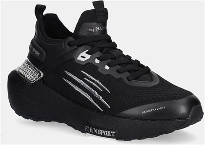 ΑΘΛΗΤΙΚΑ STEALTH RUNNER EXTRA LIGHT ΧΡΩΜΑ: ΜΑΥΡΟ, USC0733.STE003N.0291 PLEIN SPORT