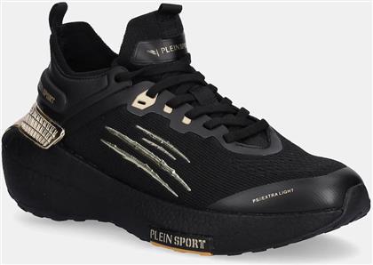 ΑΘΛΗΤΙΚΑ STEALTH RUNNER EXTRA LIGHT ΧΡΩΜΑ: ΜΑΥΡΟ, USC0733.STE003N.0293 PLEIN SPORT
