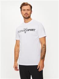 T-SHIRT AADC MTK7197 SJY001N ΛΕΥΚΟ REGULAR FIT PLEIN SPORT