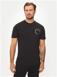 T-SHIRT AADC MTK7938 STE001N ΜΑΥΡΟ REGULAR FIT PLEIN SPORT από το MODIVO