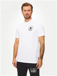 T-SHIRT AADC MTK7940 STE001N ΛΕΥΚΟ REGULAR FIT PLEIN SPORT