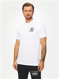 T-SHIRT AADC MTK7940 STE001N ΛΕΥΚΟ REGULAR FIT PLEIN SPORT