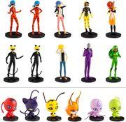 P.M.I. MIRACULOUS PENCIL TOPPERS 8 PACK DELUXE BOX INCLUDING 2 RARE CHARACTERS (RANDOM) PMI