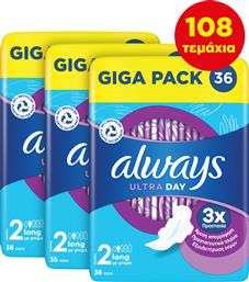 ΣΕΡΒΙΕΤΕΣ PLATINUM LONG PLUS ALWAYS (3XΜΕΓΕΘΟΣ 2) (36ΤΕΜ) P&G