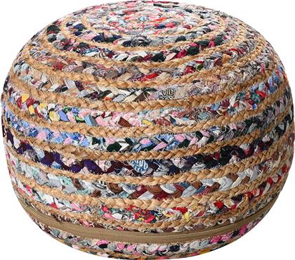 ΠΟΥΦ (Φ40X20) JUTE CHINDI POL RUGS & MATS