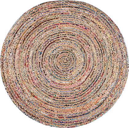 ΣΤΡΟΓΓΥΛΟ ΧΑΛΙ ALL SEASON (Φ100) JUTE CHINDI POL RUGS & MATS