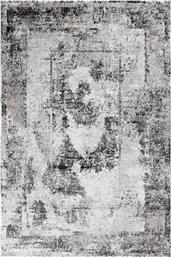 ΧΑΛΙ (160X230) VENICE MERRY 424 GREY/BLACK POLCARPET