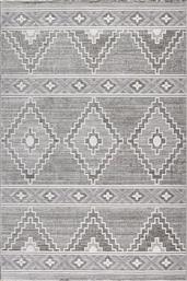 ΧΑΛΙ (165X240) HAVANA AZTEC 584 WHITE GREY POLCARPET