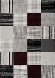 ΧΑΛΙ (200X290) ESTIA 1694 GREY/RED POLCARPET