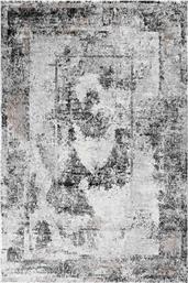 ΧΑΛΙ (200X290) VENICE MERRY 424 GREY/BLACK POLCARPET