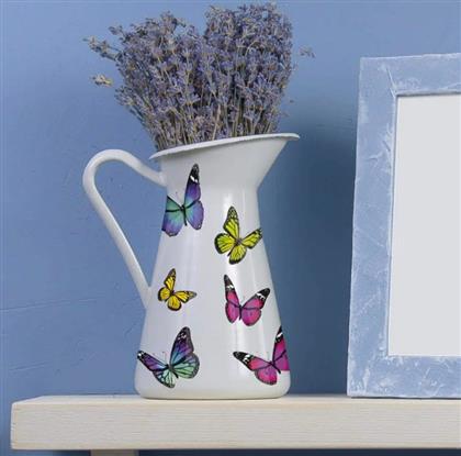 ΑΝΑΓΛΥΦΑ ΑΥΤΟΚΟΛΛΗΤΑ ΤΟΙΧΟΥ COLOURFUL BUTTERFLIES POLIHOME