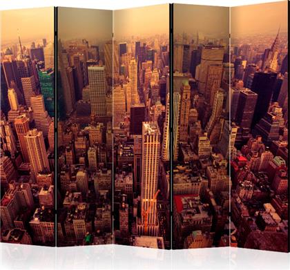ΔΙΑΧΩΡΙΣΤΙΚΟ ΜΕ 5 ΤΜΗΜΑΤΑ - BIRD EYE VIEW OF MANHATTAN, NEW YORK II [ROOM DIVIDERS] POLIHOME από το POLIHOME