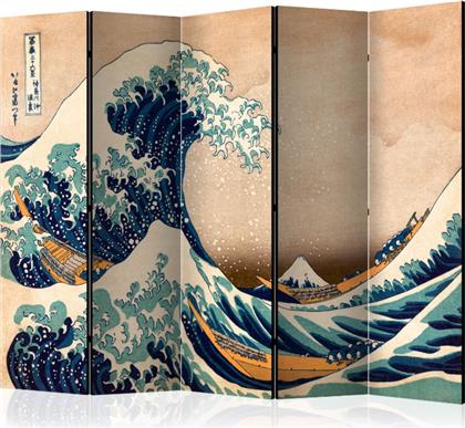 ΔΙΑΧΩΡΙΣΤΙΚΟ ΜΕ 5 ΤΜΗΜΑΤΑ - HOKUSAI: THE GREAT WAVE OFF KANAGAWA (REPRODUCTION) II [ROOM DIVIDERS] POLIHOME από το POLIHOME