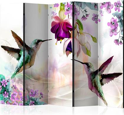 ΔΙΑΧΩΡΙΣΤΙΚΟ ΜΕ 5 ΤΜΗΜΑΤΑ - HUMMINGBIRDS AND FLOWERS II [ROOM DIVIDERS] 225X172 POLIHOME από το POLIHOME
