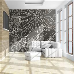 ΦΩΤΟΤΑΠΕΤΣΑΡΙΑ - BLACK AND WHITE FLORAL BACKGROUND 350X270 POLIHOME από το POLIHOME