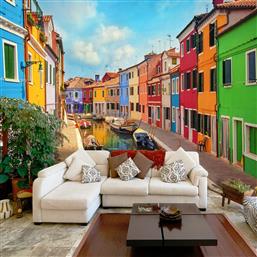 ΦΩΤΟΤΑΠΕΤΣΑΡΙΑ - COLORFUL CANAL IN BURANO 100X70 POLIHOME από το POLIHOME