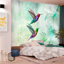 ΦΩΤΟΤΑΠΕΤΣΑΡΙΑ - COLOURFUL HUMMINGBIRDS (GREEN) 200X140 POLIHOME