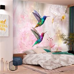 ΦΩΤΟΤΑΠΕΤΣΑΡΙΑ - COLOURFUL HUMMINGBIRDS (PINK) 250X175 POLIHOME