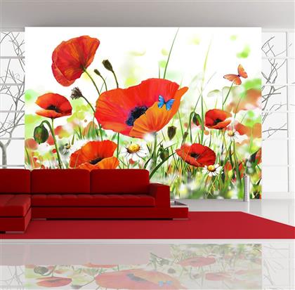 ΦΩΤΟΤΑΠΕΤΣΑΡΙΑ - COUNTRY POPPIES 400X270 POLIHOME