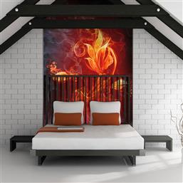 ΦΩΤΟΤΑΠΕΤΣΑΡΙΑ - FIERY FLOWER 350X270 POLIHOME από το POLIHOME