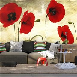 ΦΩΤΟΤΑΠΕΤΣΑΡΙΑ - GOLDEN FIELD OF POPPIES 350X270 POLIHOME