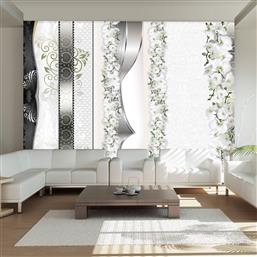 ΦΩΤΟΤΑΠΕΤΣΑΡΙΑ - PARADE OF ORCHIDS IN SHADES OF GRAY 150X105 POLIHOME