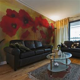 ΦΩΤΟΤΑΠΕΤΣΑΡΙΑ - POPPIES IN WARM TONE 450X270 POLIHOME