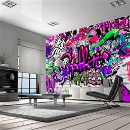 ΦΩΤΟΤΑΠΕΤΣΑΡΙΑ - PURPLE GRAFFITI 150X105 POLIHOME