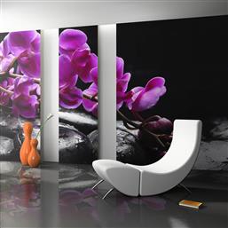 ΦΩΤΟΤΑΠΕΤΣΑΡΙΑ - RELAXING MOMENT: ORCHID FLOWER AND STONES 450X270 POLIHOME