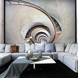 ΦΩΤΟΤΑΠΕΤΣΑΡΙΑ - WHITE SPIRAL STAIRS 350X270 POLIHOME