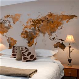 ΦΩΤΟΤΑΠΕΤΣΑΡΙΑ - WORLD IN BROWN SHADES 350X270 POLIHOME