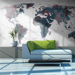 ΦΩΤΟΤΑΠΕΤΣΑΡΙΑ - WORLD MAP ON THE WALL 450X270 POLIHOME