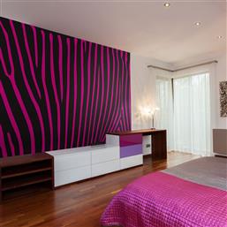 ΦΩΤΟΤΑΠΕΤΣΑΡΙΑ - ZEBRA PATTERN (VIOLET) 350X270 POLIHOME