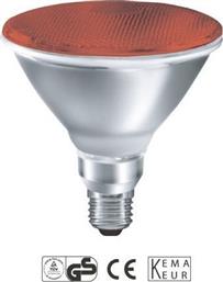 ΛΑΜΠΤΗΡΑΣ ΙΩΔΙΝΗΣ E27 HALOGEN 80W RED 158414081E POLIHOME