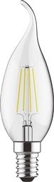 ΛΑΜΠΤΗΡΑΣ LED FILAMENT E14 CANDLE 5W 2700K DIMMABLE TIP POLIHOME