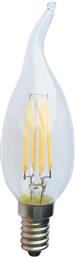 ΛΑΜΠΤΗΡΑΣ LED FILAMENT E14 CANDLE 6W 2700K DIMMABLE TIP POLIHOME