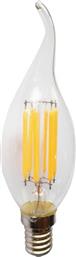 ΛΑΜΠΤΗΡΑΣ LED FILAMENT E14 CANDLE 6W 4000K DIMMABLE TIP POLIHOME