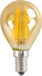 ΛΑΜΠΤΗΡΑΣ LED FILAMENT E14 RETRO 4W 2700K DIMMABLE AMBER POLIHOME από το POLIHOME