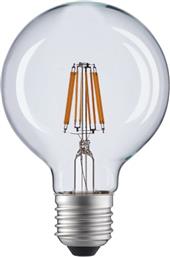 ΛΑΜΠΤΗΡΑΣ LED FILAMENT E27 G80 8W 2700K POLIHOME