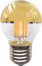 ΛΑΜΠΤΗΡΑΣ LED FILAMENT E27 GLAMO 4W 2700K DIMMABLE GOLD POLIHOME από το POLIHOME