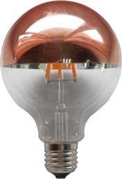 ΛΑΜΠΤΗΡΑΣ LED FILAMENT E27 GLOBE 6W 2700K DIMMABLE ROSE GOLD G95 POLIHOME από το POLIHOME