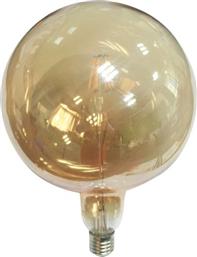 ΛΑΜΠΤΗΡΑΣ LED FILAMENT E27 QUMA 6W 2700K DIMMABLE AMBER POLIHOME