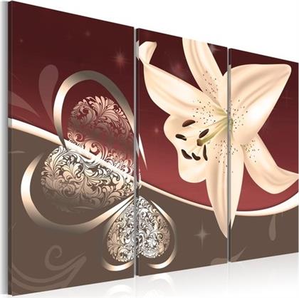 ΠΙΝΑΚΑΣ - ABSTRACTION WITH LILY - TRIPTYCH - 90X60 POLIHOME