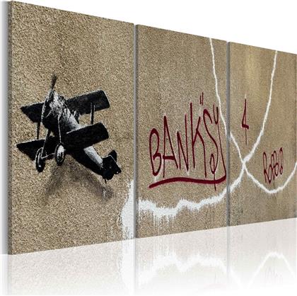 ΠΙΝΑΚΑΣ - AIRPLANE (BANSKY) 120X60 POLIHOME