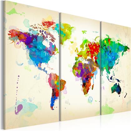 ΠΙΝΑΚΑΣ - ALL COLORS OF THE WORLD - TRIPTYCH 90X60 POLIHOME